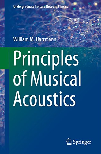 Principles of Musical Acoustics By William M. Hartmann