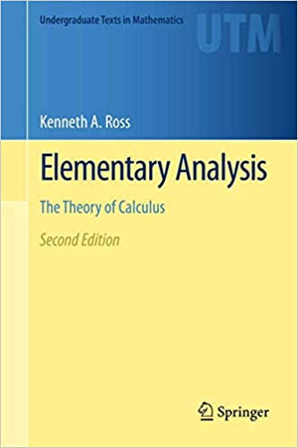 Elementary Analysis By Kenneth A. Ross – Learnengineering.in