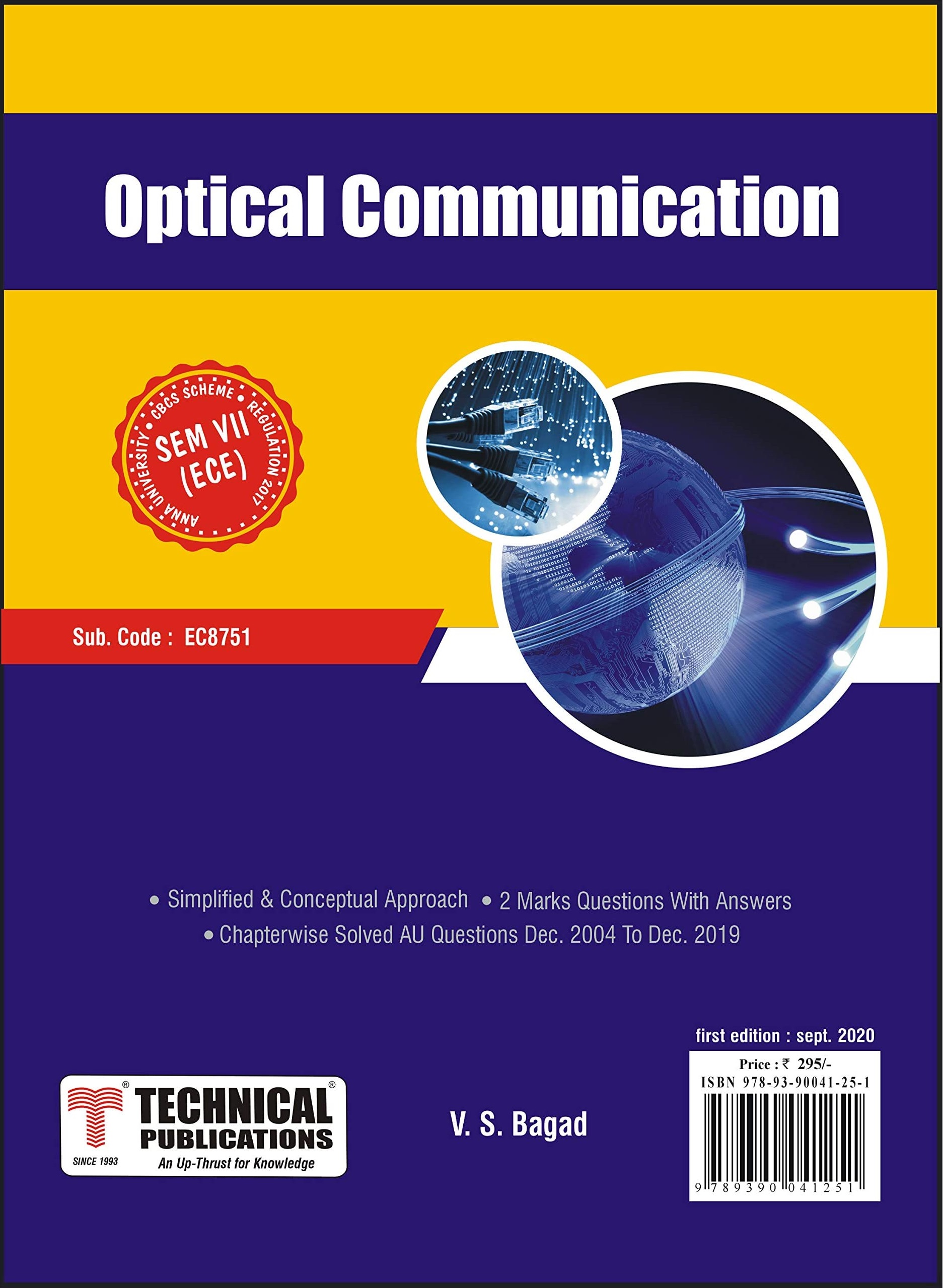 PDF EC8751 Optical Communication Lecture Notes Books Important