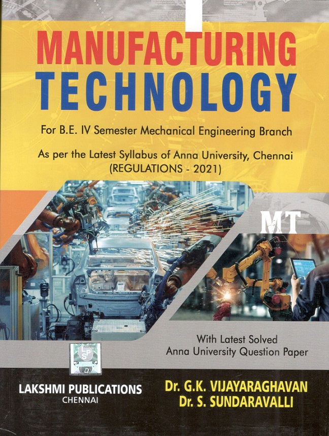 [PDF] ME3493 Manufacturing Technology (MT) Books, Lecture Notes, 2 ...